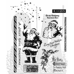 Stampers Anonymous, Tim Holtz leimasinsetti Jolly Holiday