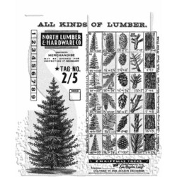 Stampers Anonymous, Tim Holtz leimasinsetti Winter Woodlands