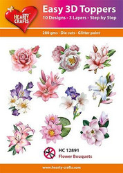 Valmiiksi leikattuja 3D kuvia, Flower Bouquets