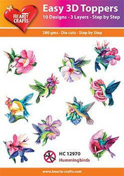 Valmiiksi leikattuja 3D kuvia, Hummingbirds