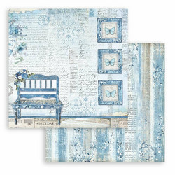 Stamperia Blue Land skräppipaperi Bench