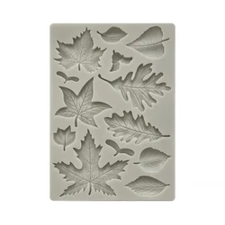 Stamperia Woodland -muotti Leaves, A5