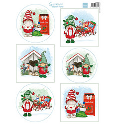 Marianne Design korttikuvat Gnomes, North Pole