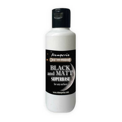 Stamperia Superbase Black and Matt, 80 ml