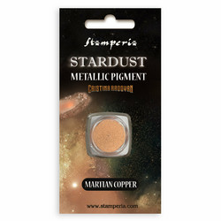 Stamperia Stardust Metallic Pigment -jauhe, sävy Martian Copper