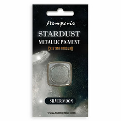 Stamperia Stardust Metallic Pigment -jauhe, sävy Silver Moon