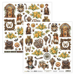 Scrapboys skräppipaperi Steampunk Journey 07