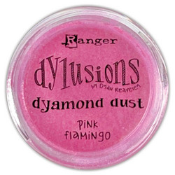 Dylusions Dyamond Dust -pigmenttijauhe, sävy Pink Flamingo