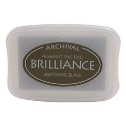 Tsukineko Brilliance -mustetyyny, sävy Lightning Black