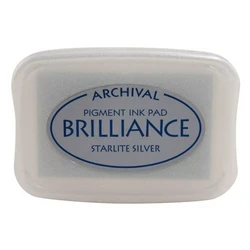 Tsukineko Brilliance -mustetyyny, sävy Starlite Silver