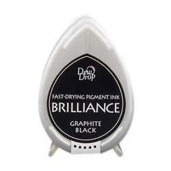Tsukineko Brilliance Dew Drop -mustetyyny, sävy Graphite Black