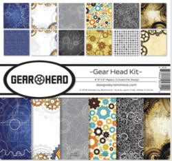 Reminisce Gear Head -paperipakkaus 12