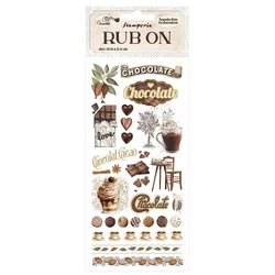 Stamperia Coffee and Chocolate -siirtokuvat Elements
