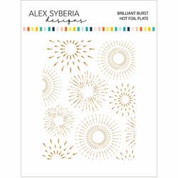 Alex Syberia Designs Hot Foil kuviolevy Brilliant Burst