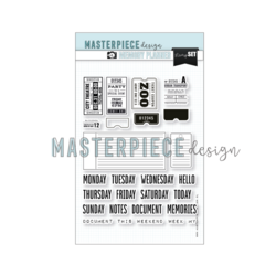 Masterpiece Design leimasin Weekly Tickets