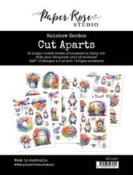 Paper Rose Studio Rainbow Garden Cut Aparts -leikekuvat
