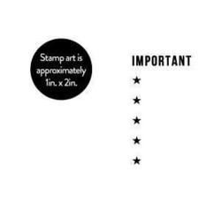 Mambi Happy Planner Self-Inking -leimasin Importan