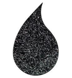 Wow! Embossing Glitters -kohojauhe, sävy Black Twinkle, Regular (O)