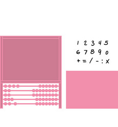 Marianne Design Collectables stanssi Abacus + numeroleimasimet