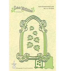 Leane Creatief Frame arch & leaves -stanssisetti