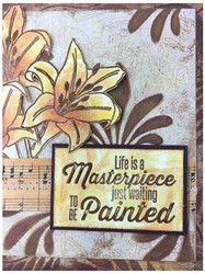 PaperArtsy sapluuna 025 Lin Brown