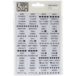 Simple Stories Planner Essentials Clear Stickers Label -tarrat