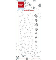Marianne Design Border - Snow -leimasin