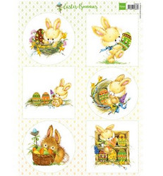Marianne Design korttikuvat Easter Bunnies