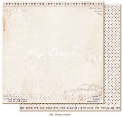 Maja Design Denim & Friends skräppipaperi Drivers License