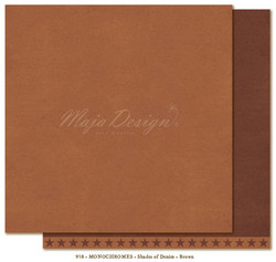 Maja Design Monochromes Shades of Denim skräppipaperi, sävy Brown