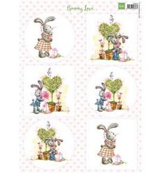 Marianne Design korttikuvat Bunny Love