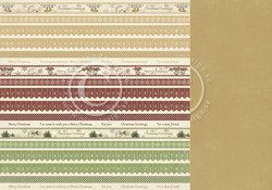 Pion Design The Night before Christmas skräppipaperi Borders