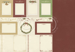 Pion Design The Night before Christmas skräppipaperi Memory Notes