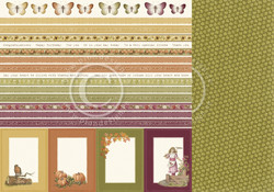 Pion Design Summer Falls Into Autumn skräppipaperi Borders
