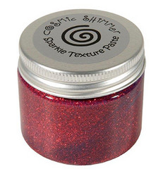 Cosmic Shimmer Sparkle tekstuuripasta, sävy Apple Red