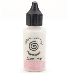 Cosmic Shimmer Pixie Powder -jauhe, sävy Scarlet Mist