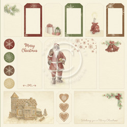 Pion Design Christmas Wishes skräppipaperi Tags