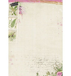 Studio Light A4 paperi Romantic Botanic nr.247