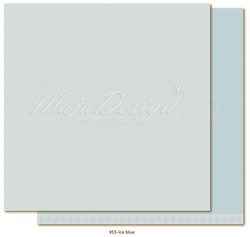 Maja Design Monochromes - Shades of Winterdays skräppipaperi Ice Blue