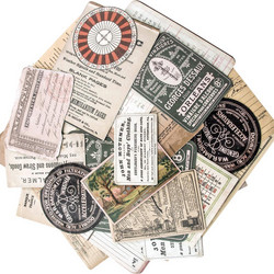 Tim Holtz Idea-Ology Layers Die-Cut, Collector, 32 kpl
