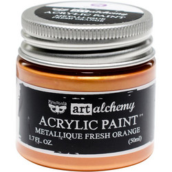 Finnabair Art Alchemy akryylimaali. Sävy Metallique Fresh Orange