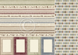 Pion Design The World Awaits skräppipaperi Borders