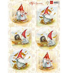 Marianne Design Gnomes -korttikuvat, tontut