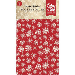 Echo Park Traveler's Notebook Pocket Folder Christmas 4.75