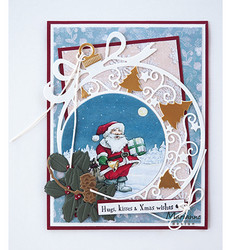 Marianne Design Santa's -korttikuvat, joulupukit