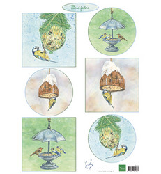 Marianne Design Tiny's Bird Feeding -korttikuvat