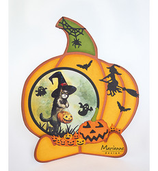 Marianne Design Happy Halloween -korttikuvat