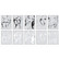 Dina Wakley Media Collage Tissue -paperipakkaus Faces