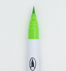 ZIG Clean Colors Real Brush -kynä, sävy fluorescent green