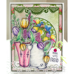 Heartfelt Creations Tulip Bouquet -leimasin